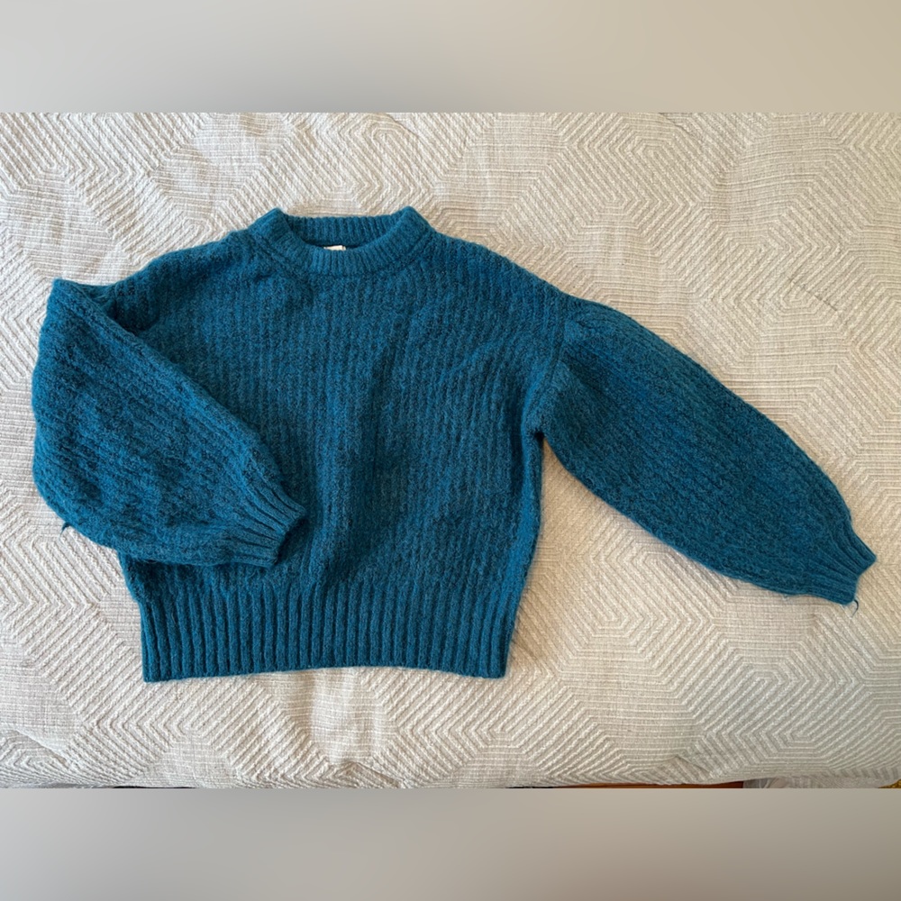 Extra Comfy Knitted Teal Sweater